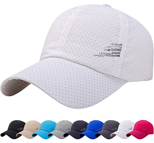 DURINM Cappello da Baseball Traspirante Cappellino Uomo con Visiera Origins Baseball Cotone Cappello Uomo Cappello da Donna Estivo Protezione UV per Sport