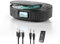 FELEMAN portable CD Player with speakers Bluetooth Upgraded 2 in 1 Portable CD Player Rechargeable Boombox CD Player for Car/Home with Remote Control.Support AUX/USB, Headphone Jack