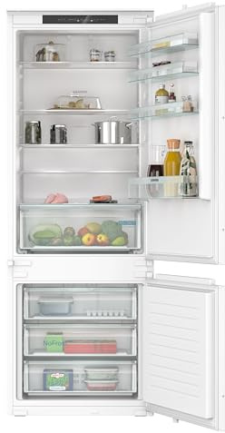 Siemens KB96NNSE0 iQ100 XXL Einbau-Kühl-Gefrier-Kombination, 193,5 x 69,1 cm, 285 L Kühlen & 98 L Gefrieren, XXL-Volumen 45% mehr Volumen, noFrost, hyperFresh, superCooling - schnell runterkühlen