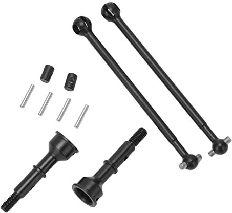 ZAWELIYO Kit de Eje de Transmisión CVD Juego de Juntas de Hueso de Perro RC Piezas de Coche RC Eje de Transmisión de Metal RC con Copa de Articulación Hueso de Perro para Coche