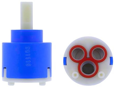 LAXARA® | Cartuccia universale in ceramica 35 mm 121894 per rubinetto – Per rubinetti da cucina ad alta pressione | (cartuccia 121894)