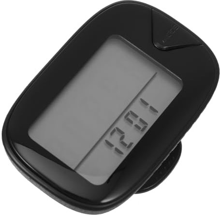 Contapassi Digitale con Clip, Abs Nero, per Walking