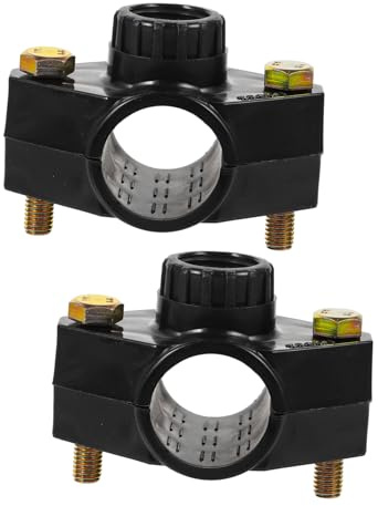 Abaodam Connettore per Tubi Flessibile da Giardino Valvola Sella per Tubo di Irrigazione Connettore per Irrigazione in Plastica Pp di Strumento di Collegamento per Tubo Flessibile di