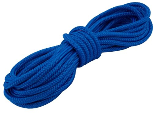 PPM Seil 8mm – 10m, 20m, 30m – 33 Farben – leicht, reißfest, UV-beständig, wetterfest – für DIY, Outdoor, Basteln, Hundeleine, Garten – Polypropylenseil von Ropes and More (Blau, 10m)