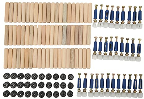 Eccentrico ruota di collegamento del set di ruote addensato a vite a vite 3 in 1 raccordi per pannelli di mobili per armadio del guarroba cassetto cassetto in lega di ferro in (Ruota eccentrica da 12