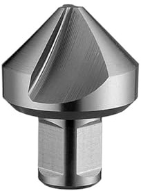 ZHLWei Avellanador de acero de alta velocidad de 25, 30, 40, 50 y 55 mm con vástago Weldon de 3/4. Cortador de biselado de 90 grados con 3 hojas.