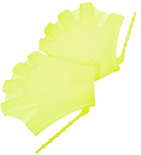 GARVALON Guantes de Natación Correas Ajustables de Silicona para Niños Paquete de 2 Unidades y Diseño Transpirable , Ideales para Entrenamiento en Piscina y Buceo