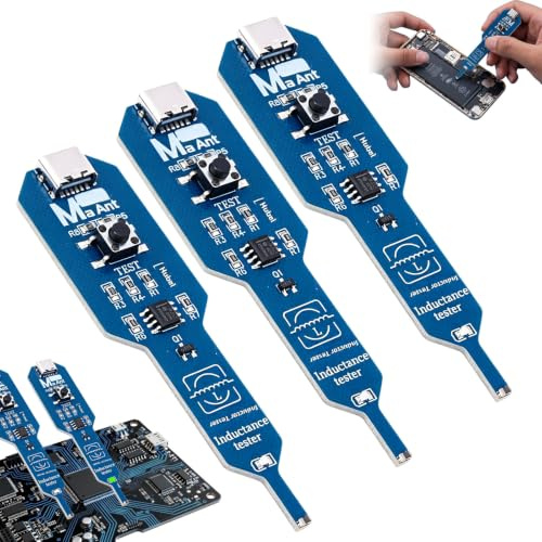 3 Unidades Probador de Inductancia, Detector de Inductancia, Probador de Placa de Circuito Electrónico de Placas Base y Bobinas, Ideal Para Principiantes, Reparación de Teléfonos Móviles y Circuitos