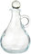 KitchenCraft Vinegar / Olive Oil Bottle Drizzler, Glass, 300 ml, White
