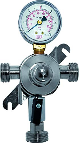 ich-zapfe.de Zwischendruckregler für CO2, N2 und Mischgas (Bier) 3bar