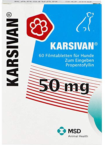 Karsivan 50 mg für Seniorhunde (60 Tabletten) mehr Vitalität und Lebensfreude im Alter