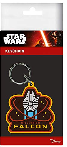 Portachiavi Gomma-Star Wars Episode VII (Millenium Falcon)
