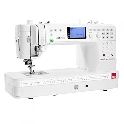 Elna eXcellence 720 (Elna 7300) Nähmaschine mit großem Näh-und Quilt-Anschiebetisch