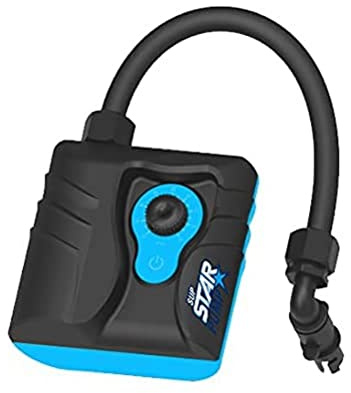 STAR PUMP 6 - Accessoire SUP - Pompe de Gonflage - Jusqu'à 16 Psi - Pour Gonfler Sup et Kayak Bleu/Noir 16 x 14 x 22 cm