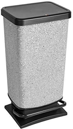 Rotho Paso Treteimer, 40 l, Granit