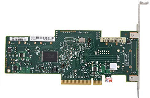 SSD Array Card Carte contrôleur de Stockage Raid 4 Ports Carte Raid SATA/SAS 6 Go pour Mode LSI IR/IT, pour 10/8/7 avec Pilote(LSI IT)