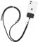 flintronic Cordón Correa para Teléfono Móvil Ajustable Universal, Correa para el Cuello, Correa Cruzada y para la Muñeca, Compatible la Mayoría de Las Fundas de Teléfono, con Llavero y Parche-Negro