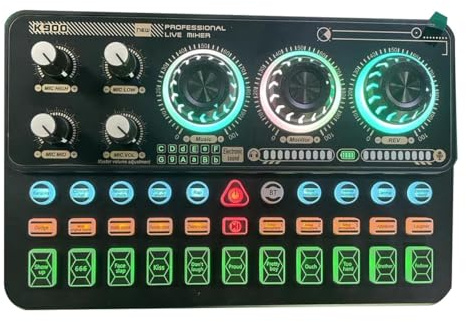 Schwamm SK900 K900 Mixer Mobiltelefon Utrustning Dator Extern Ljudkort Multifunktion USB Engelsk Version