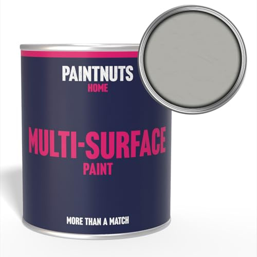 Paintnuts Multi-Surface Paint - RAL-7038 - AGATE GREY - 250ml Tin - Satin Finish