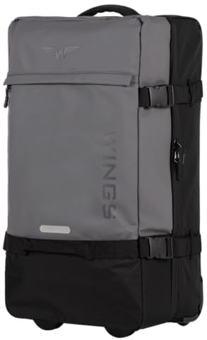 Wings Große Weiche Reisekoffer 26 Stork Grau 66L