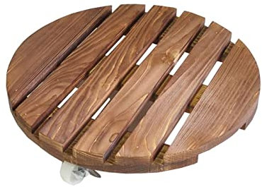 Base de Maceta de Flores Interiores Pantallas de Bonsai Base Base Base redondra de Flores giratorias Base de la Maceta Soporte de macetas Adorados para la decoración de la Oficina en el hogar Base de