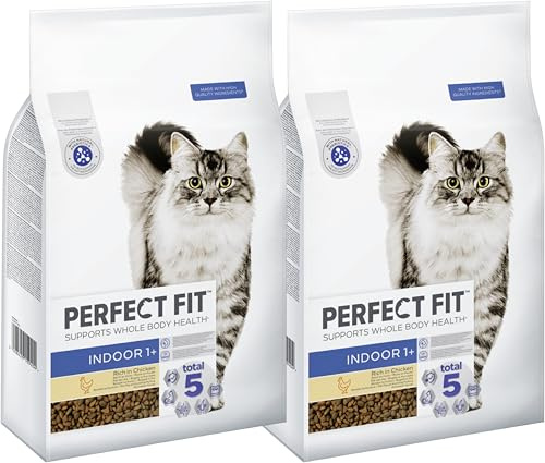 PERFECT FIT™ Katze Beutel Indoor 1+ mit Huhn 2 x 7kg