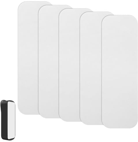 Ajcotahm 5 Pcs Double-Sided Doorbell Adhesive Mounting Tape for Blink Video, No Drill Doorbell Adhesive Mounting Replacement Strips