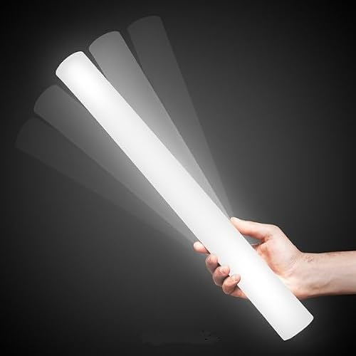 50 Palos de espuma luminosos Led blancos Luz Blanca ENTREGA 1-3 DÍAS