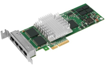 Intel Pro/1000 PT Quad Port LP Server Adapter - Adaptador De Red - Pci Express X4 Perfil Bajo - Ethernet, Fast Ethernet, Gigabit Ethernet - 10Base-T, 100Base-Tx, 1000Base-T - 4 Puertos