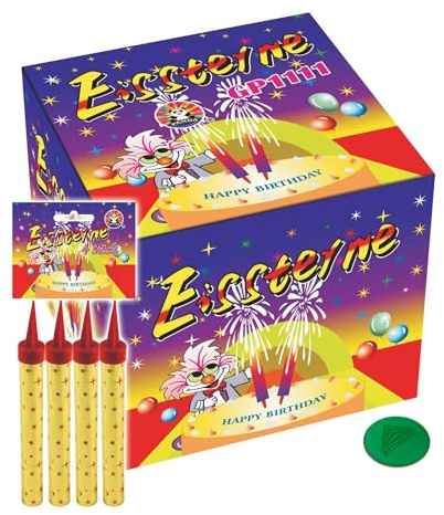 40 Panda Party Feuerwerk Eissterne Traumsterne Zaubersterne a 30 Sek.