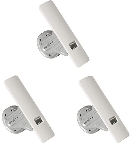 Rollwin 3x Gurtwickler Unterputz 165–185mm ohne Gurt – Rolladen Gurtwickler Unterputz Weiß für 23mm Rolladengurt – Einlasswickler aus Deutschland – Rolladenwickler Rollo Aufwickler Gurtaufroller
