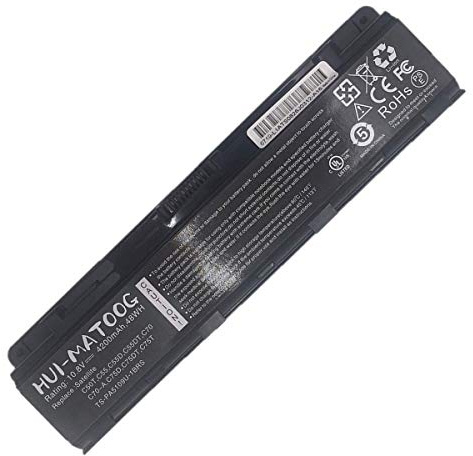 HUI-MATOOG Laptop Akku PA5109U-1BRS für Toshiba Satellite C45 C50 C50T C55T C55D C55D C55T C70 C75DT 10.8V 4200mAh