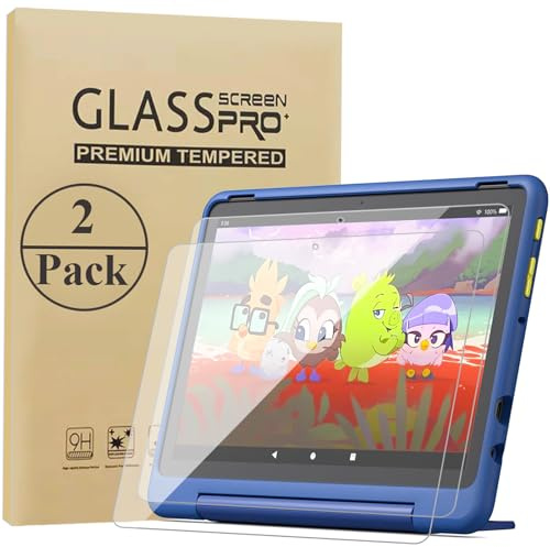 HunDun 2 Stück Schutzfolie für 10 Kids Pro, Panzer Schutz Glas Folie Schutzglas Displayschutzfolie