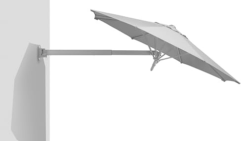 Schneider Muro, silbergrau, 250 cm, rund, Aluminium-Gestell, Bespannung Polyester, 5,40 Kg
