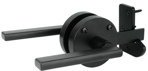 Loquet de portail pour clôture en bois double face robuste pour clôture extérieure, portails en bois, portail de piscine, jardin, portes à charnière droite.