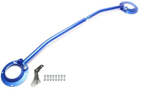TA Technix Domstrebe verstellbar aus Aluminium für die Vorderachse in der Farbe Blau, eintragungsfrei, Art.-Nr. EVODSVOG2B