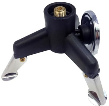 YARNOW Outdoor Triangle Three Leg Gas Tank Refill Adapter Portable Lightweight Converter for Camping and Barbecue Durable Construction Compatible with Gas Canisters