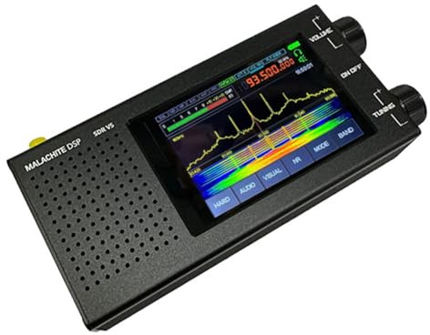 Turodeuo SDR Malachite Radio Receiver V5 1.10D Firmware Radio Multifunctional Convenient Portable Shortwave Radio Easy to Use