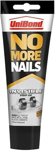 ASA® No More Nails Invisible - Heavy Duty - Clear & Strong Glue - For Wood, Ceramic, Metal - Instant Grab - 200ml Tube