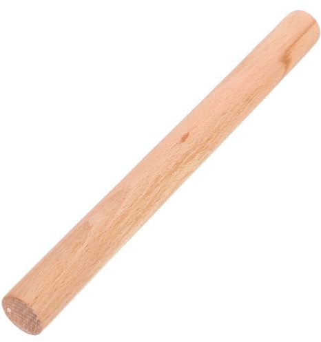 Gadpiparty Wooden Replacement Ball Peen Hammer Handle 29cm Anti-Skid Grip Tool Handle for Hammer Repair and Maintenance Sturdy Round Head Fitting Suitable for Workshop Use