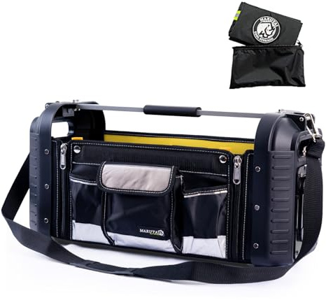 MARUTAI 61cm (24-inch) Large Open-Top Tool Bag (with Waterproof Cover)