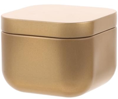 LABRIMP Lata Cuadrada Metálica Para Café y Té Caja Hermética Portátil Lata Pequeña Para Almacenamiento De Especias y Dulces Recipiente Práctico Para Conservar Frescura