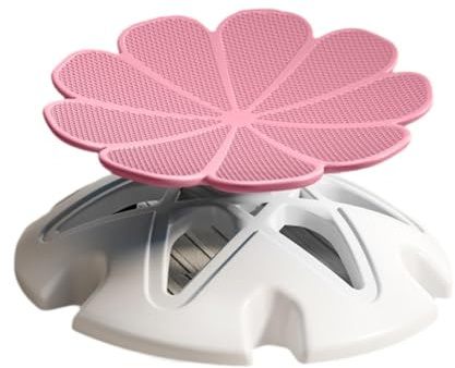 YunJove Chaise Pivotante pour Jouets Sensoriels, Jouets D'équilibre, Chaise Pivotante Stable et Antidérapante avec Fonction D'apprentissage, Cadeau D&, Rose