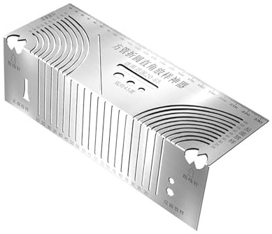 Parallel Line Drawing Tool Multifunction Marking Angles Ruler for Metalworking Welding Multifunctional Measuring Tool