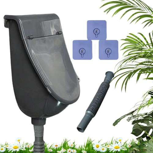 Urinoirs muraux inodores pour homme | Séparateur d'urine avec couvercle – Parfait pour salles de bains, camping-cars, dortoirs, jardins et espaces pour garçons
