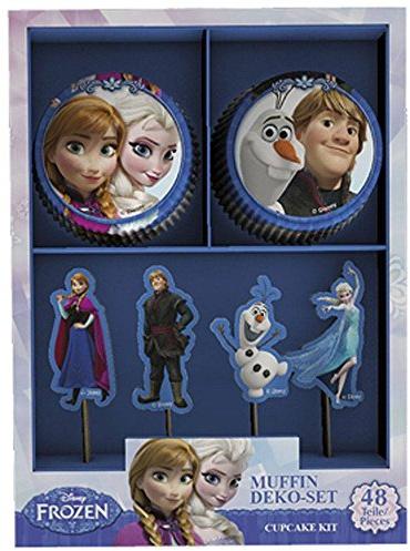 Decocino Muffinset, Papier, Holzzahnstocher, Mehrfarbig 32086