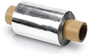 Heathrow Scientific HS23534A 4 Wide Foil Roll, 500 ft. Length, Silver