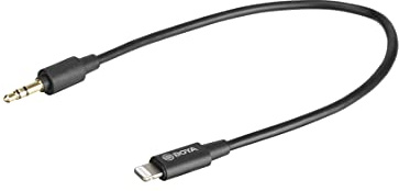 BOYA Adaptador TRS de 3,5 mm - Lightning by-K1 TRS - Macho - Macho