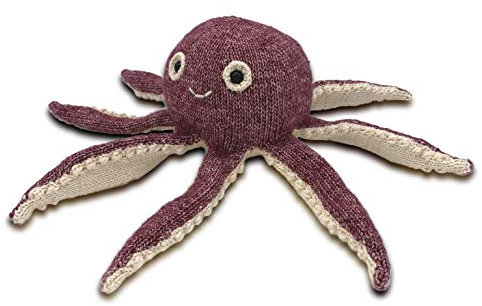 Hardicraft Strickpaket Strickset zum selber machen mit Anleitung und Material für Olivia Oktopus, 38 cm