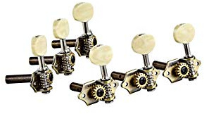 Ortega Guitars Vintage Acoustic/Electric Guitar Machine Heads Set for Openwork Headstock (OTMVG-BS)